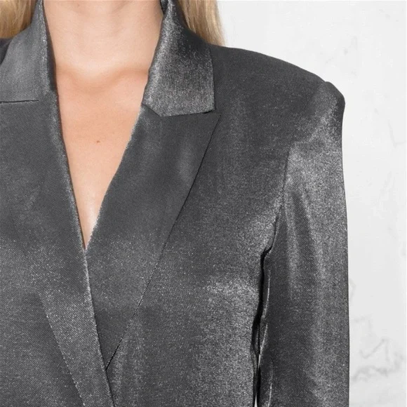 & OTHER STORIES Metallic Blazer Dress (D3) - Picture 4 of 8